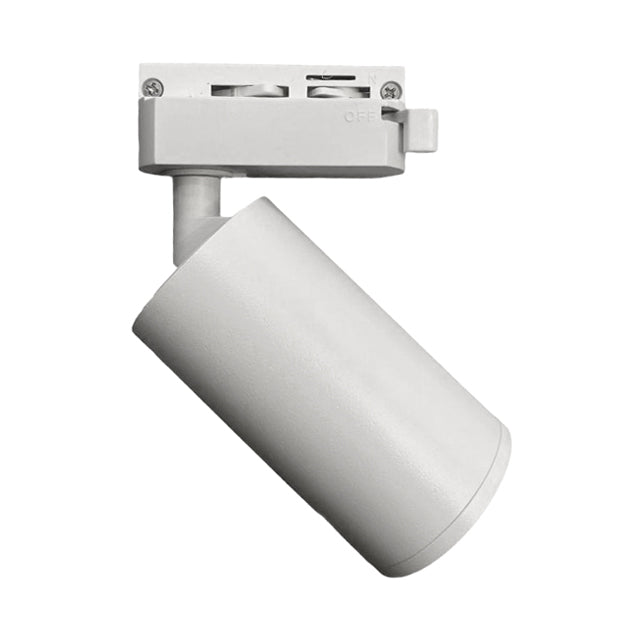 Kit blanco riel monofásico 2 m + 5 focos con ampolletas GU10 - UXFO0001