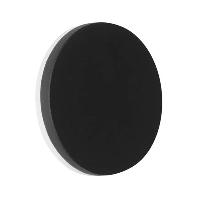 Aplique aluminio negro exterior con control de temperatura Ø18 cm 12W IP65  LED - VKAP0003