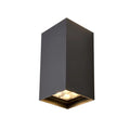 Aplique aluminio gris oscuro exterior bidireccional IP65 LED 2x10W - VKAP0004