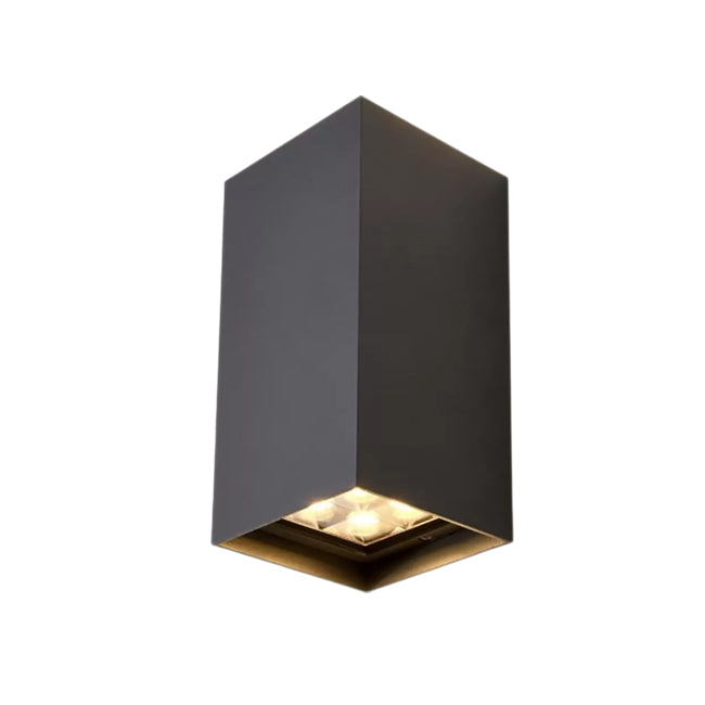 Aplique aluminio gris oscuro exterior bidireccional IP65 LED 2x10W - VKAP0004