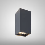Aplique aluminio gris oscuro exterior bidireccional IP65 LED 2x10W - VKAP0004