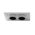 Embutido rectangular aluminio blanco con control de temperatura 12W LED - VKFO0002