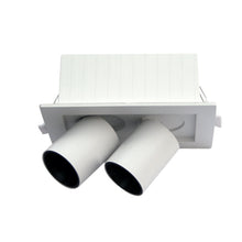 Cargar imagen en el visor de la galería, Embutido rectangular aluminio blanco con control de temperatura 12W LED - VKFO0002
