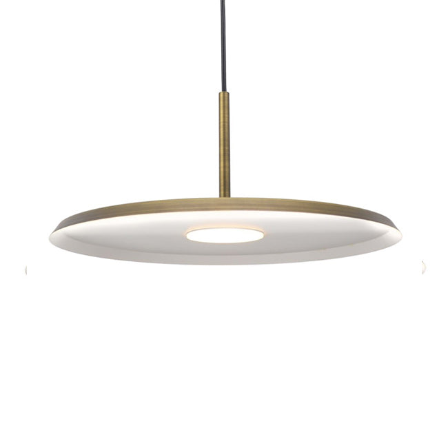 Lámpara colgante aluminio bronce antiguo dimerizable 7W LED - VKLC0001