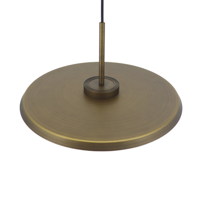 Lámpara colgante aluminio bronce antiguo dimerizable 7W LED - VKLC0001