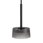 Lámpara colgante aluminio negro acrílico gris IP54 3000K 12W LED - VKLC0003