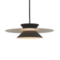 Lámpara colgante aluminio negro dimerizable 12W LED - VKLC0006