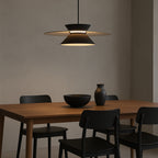 Lámpara colgante aluminio negro dimerizable 12W LED - VKLC0006