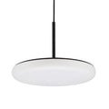 Lámpara colgante acero negro acrílico opal dimerizable 24W  LED - VKLC0007