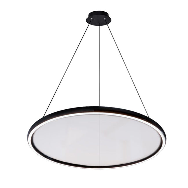 Lámpara colgante aluminio negro Ø65 cm 70W  - VKLC0008