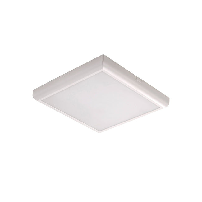 Plafón cuadrado blanco con control de temperatura 22,5x22,5 cm 18W LED - VKPL0003