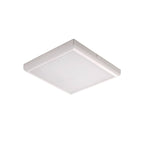 Plafón o embutido PVC cuadrado blanco 22,5x22,5x3 cm LED 24W  - VKPL0004