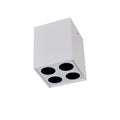 Plafón aluminio blanco dimeable 6,6x8,3 cm 8W  LED - VKPL0005