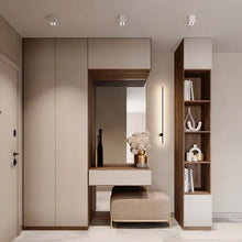 Cargar imagen en el visor de la galería, Plafón 8W, LED 3000K, CRI80, 220 VAC, color blanco, reflector negro, dimerizable - VKPL0005
