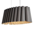 Lámpara colgante madera gris 80cm E27 - A pedido WPLC0050