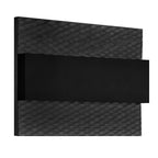 Apliqué madera nativa calada negro LED 10W - ZIAP0003
