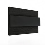 Apliqué madera nativa calada negro LED 10W - ZIAP0004