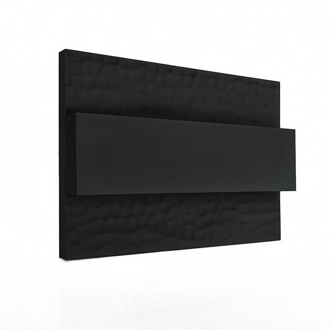 Apliqué madera nativa calada negro LED 10W - ZIAP0004