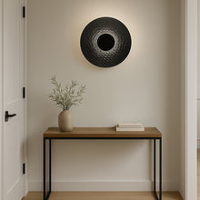 Cargar imagen en el visor de la galería, Apliqué madera aluminio negro cm LED 10W - ZIAP0006
