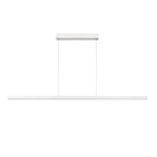 Lámpara colgante aluminio blanco largo 1,185 mt. dimeable LED 30W - LULC0239
