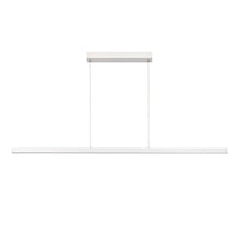 Cargar imagen en el visor de la galería, Lámpara colgante aluminio blanco largo 1,185 mt. dimeable LED 30W - LULC0239
