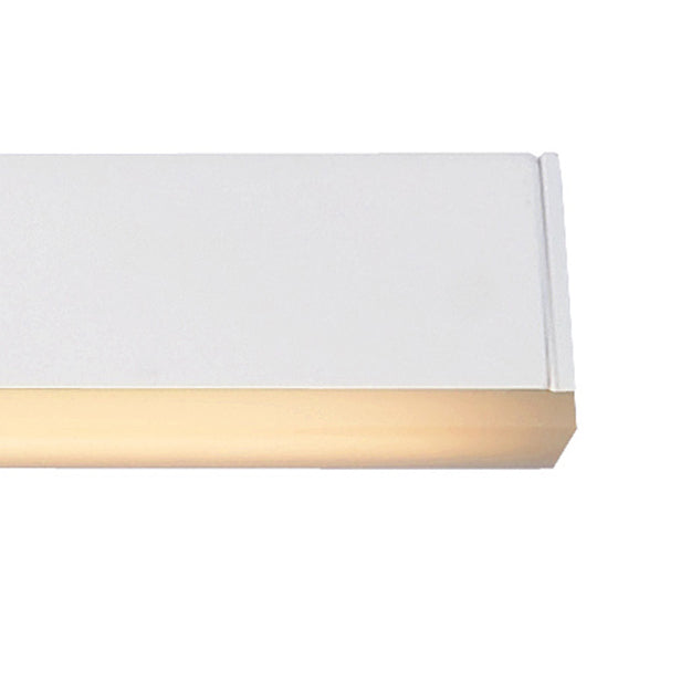 Lámpara colgante aluminio blanco largo 1,185 mt. dimeable LED 30W - LULC0239