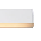 Lámpara colgante aluminio blanco largo 1,185 mt. dimeable LED 30W - LULC0239