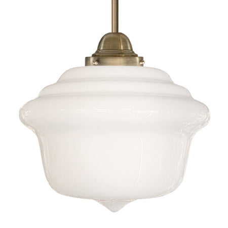 Lámpara colgante vidrio bronce Ø34 cm E27 - LGLC0087