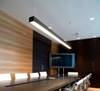 Lámpara colgante aluminio negro 120x5x7 cm LED 40W  - KOLC0006