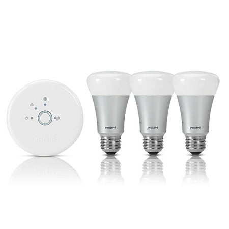 Ampolleta luz cálida, fría, RGB E27 3 x 9W + kit control - PHAM0028