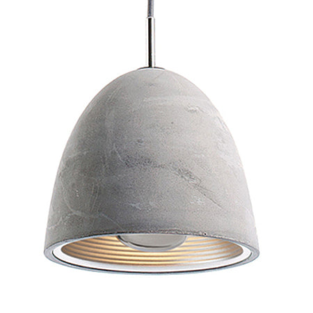 Lámpara colgante concreto interior aluminio Ø31x30 cm E27 - SELC0004