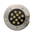 Foco embutido piso exterior acero inoxidable IP 65 Ø18x90 cm 12W - BEFO0014