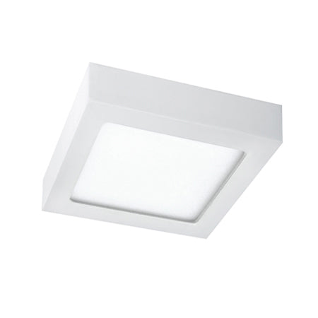 Plafón aluminio blanco 17x17 cm LED 12W - BEPL0006