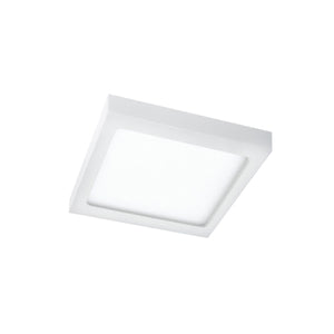 Plafón metal blanco 12x12 cm LED 9W