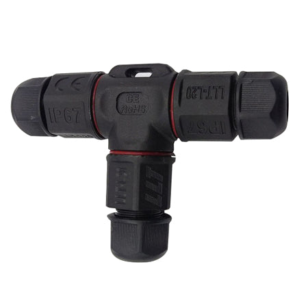 CONECTOR RAPIDO PARA CABLE 0,5-4,0MM 2P+T IP68 RECTO TECHNOLAMP