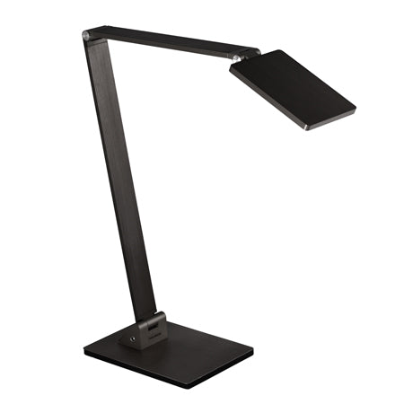 Lámpara sobremesa aluminio negro anodizado 20x45 cm LED 10W - WALS0008