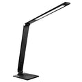 Lámpara sobremesa aluminio negro anodizado 18x39,5 cm LED 10W - WALS0009