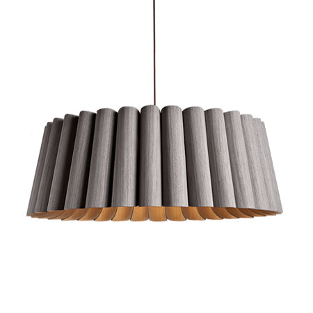 Lámpara colgante madera gris Ø 80 cm E27 - A pedido - WPLC0015