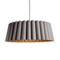 Lámpara colgante madera gris Ø 80 cm E27 - A pedido - WPLC0015