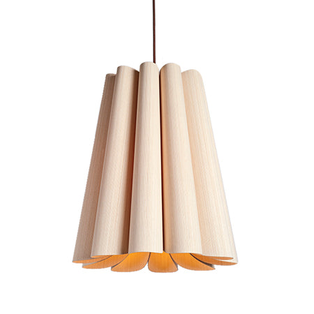 Lámpara colgante madera natural Ø 39 cm E27 - A pedido