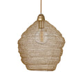 Lámpara colgante metal bronce envejecido Ø38 cm E27 - LLLC0063