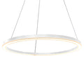 Lámpara metal blanco difusor resina Ø80 cm - WLLC0064