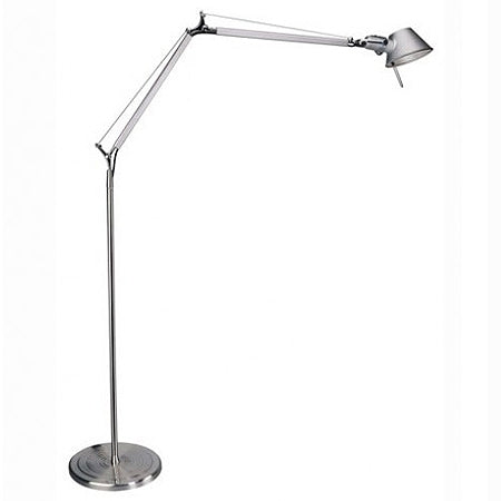 Lámpara de pie metal articulado cromo Ø28x1,72 cm E27 - LGLP0007