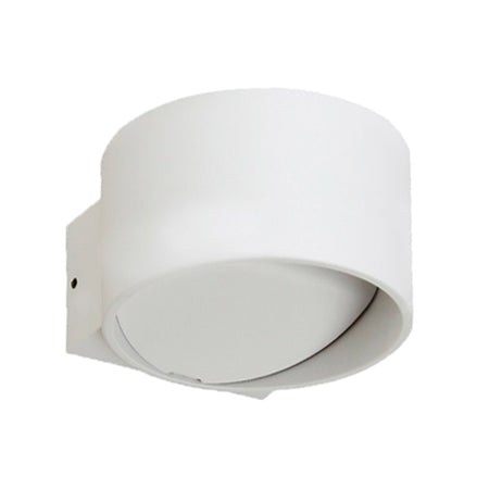 Apliqué aluminio blanco opaco exterior IP 40 10x6 cm LED 7W - MUAP0014