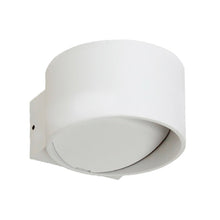 Cargar imagen en el visor de la galería, Apliqué aluminio blanco opaco exterior IP 40 10x6 cm LED 7W - MUAP0014
