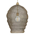 Lámpara colgante metal bronce antiguo Ø45 cm E27 - LLLC0118