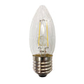 Ampolleta transparente Vela C35 filamento led Ø35x10 cm E27 6W Dim 3000K - TOAM0048