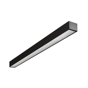 Plafón aluminio dimeable negro 90 cm LED 21,6W - SNPL0005