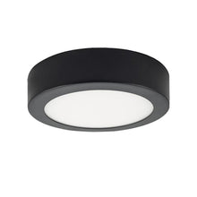 Cargar imagen en el visor de la galería, Plafón aluminio negro Ø17 cm LED 12W - BEPL0010
