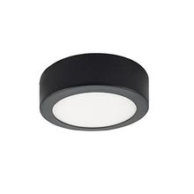 Cargar imagen en el visor de la galería, Plafón aluminio negro  Ø12 cm LED 6W - BEPL0009
